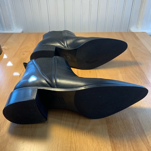 Fabianelli Made in Italy Black Leather Boots, Size 8 - Picture 5 of 5